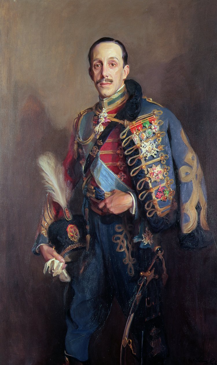 Espanjan kuninkaan Alfonso XIII:n (1886-1941) muotokuva tekijältä Philip Alexius de Laszlo
