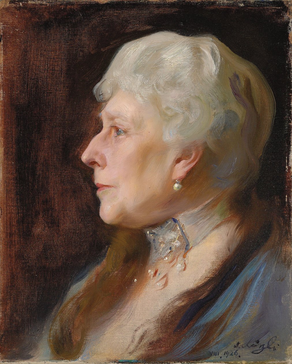 Battenbergin prinsessa Henryn muotokuva (Ison-Britannian prinsessa Beatrice) tekijältä Philip Alexius de Laszlo