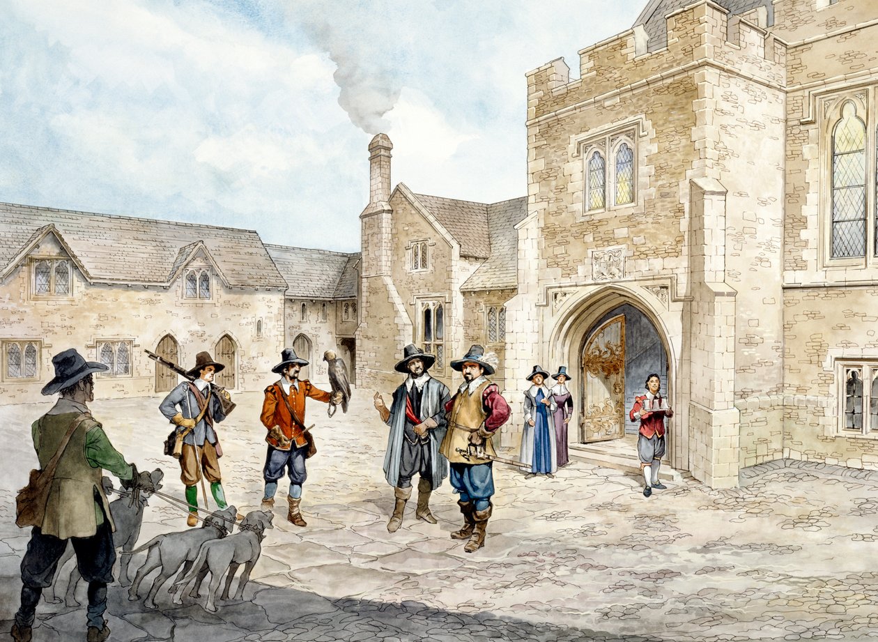 Farleigh Hungerford Castle, c1660, 1990-2010 tekijältä Philip Corke