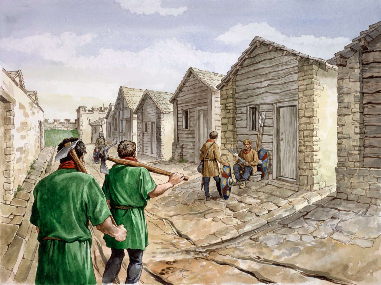 Housesteads Roman Fort, 4. vuosisata, n. 1990-2010 tekijältä Philip Corke