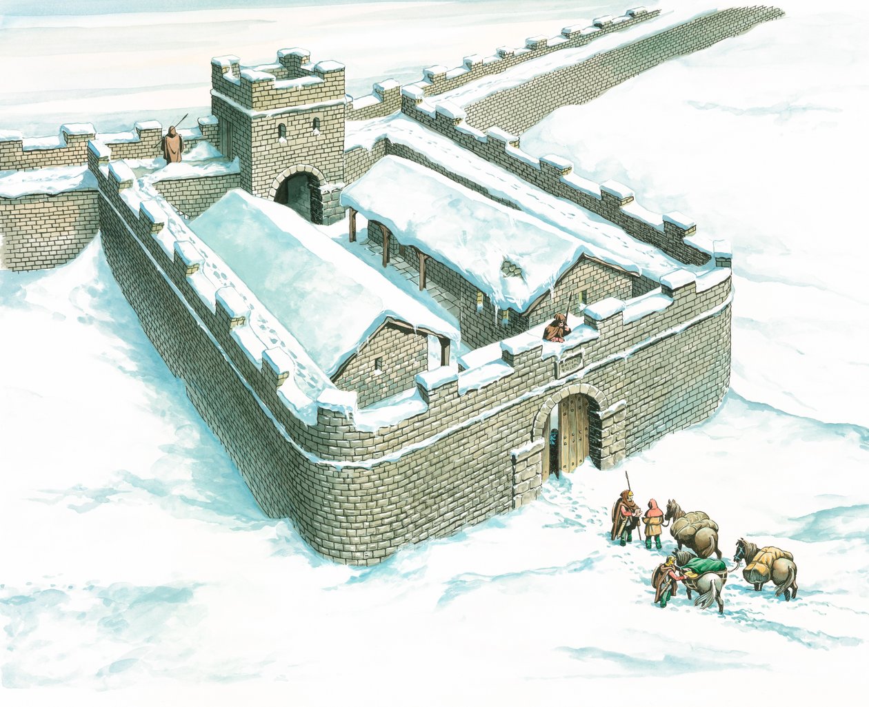 Winshields Milecastle, Hadrianuksen muuri, Northumberland, 2007. tekijältä Philip Corke
