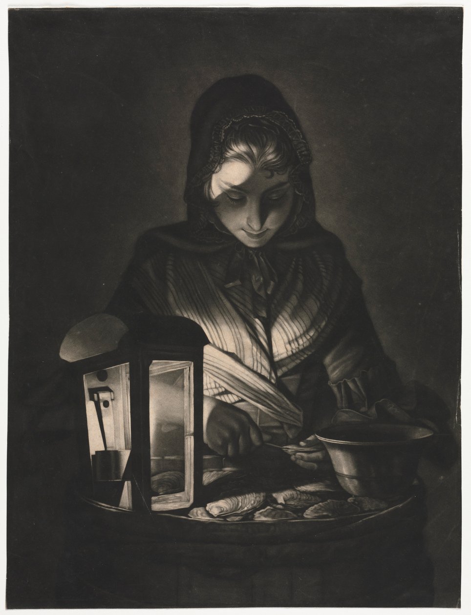 Osterinainen, 1769. tekijältä Philip Dawe