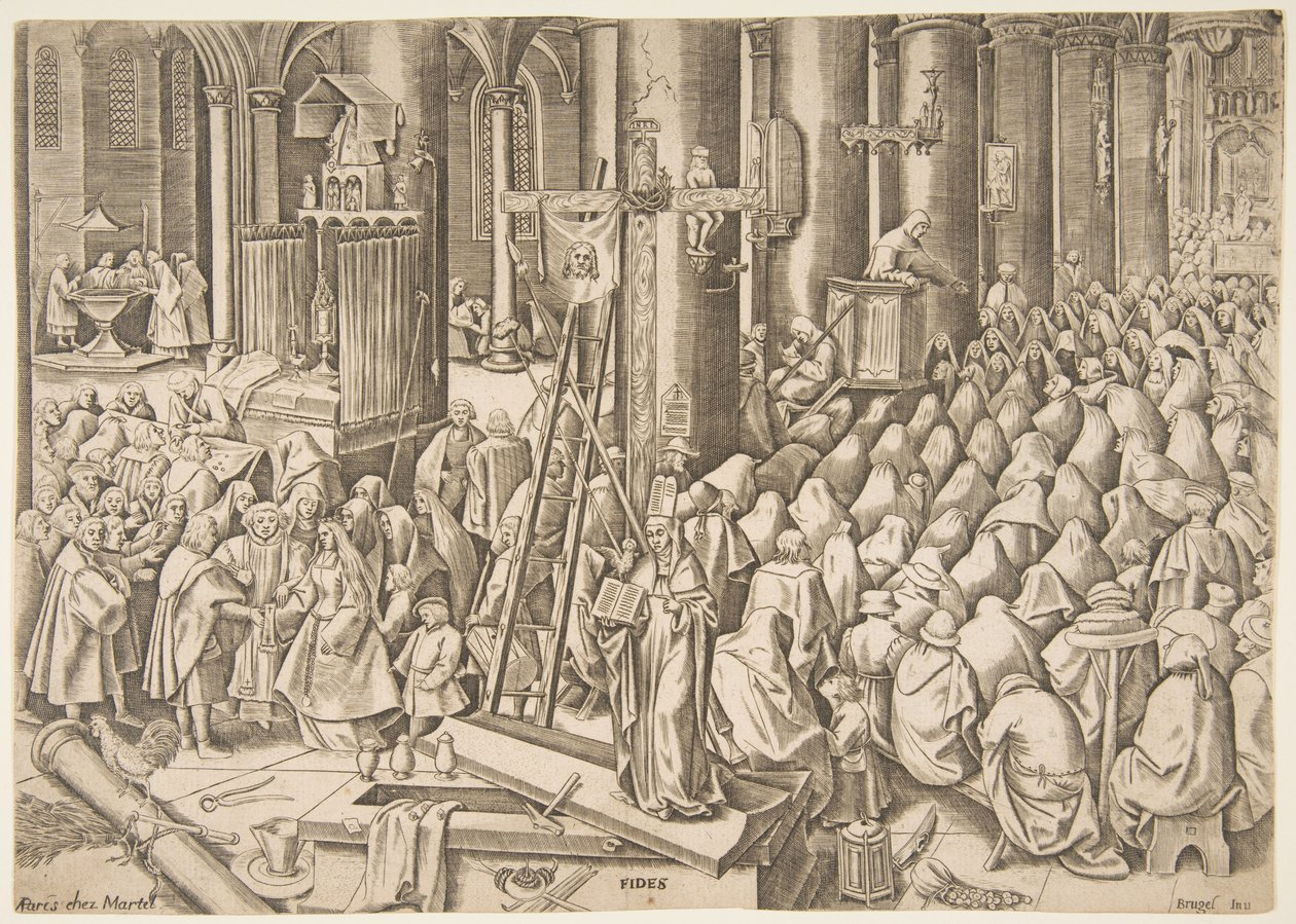 Faith Fides hyveistä, n. 1559-60. tekijältä Philip Galle