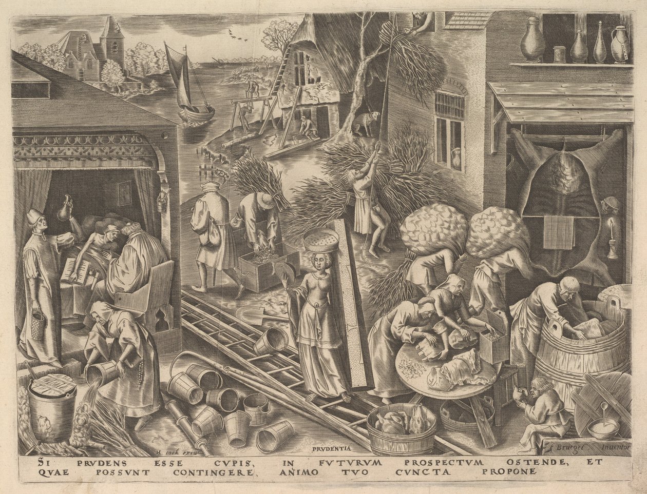 Prudence Prudentia Hyveistä, n. 1559-60. tekijältä Philip Galle