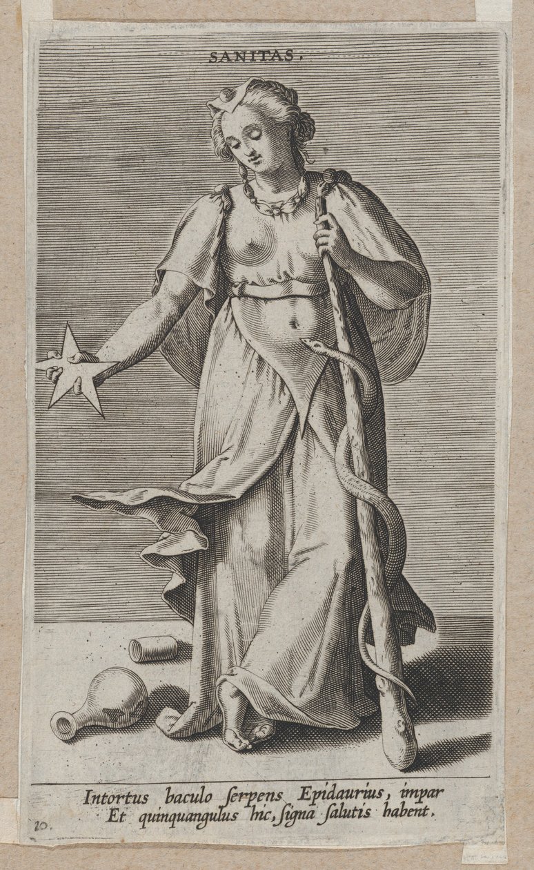 Sanitas, Prosopographia, n. 1585-90, n. 1585-90. tekijältä Philip Galle