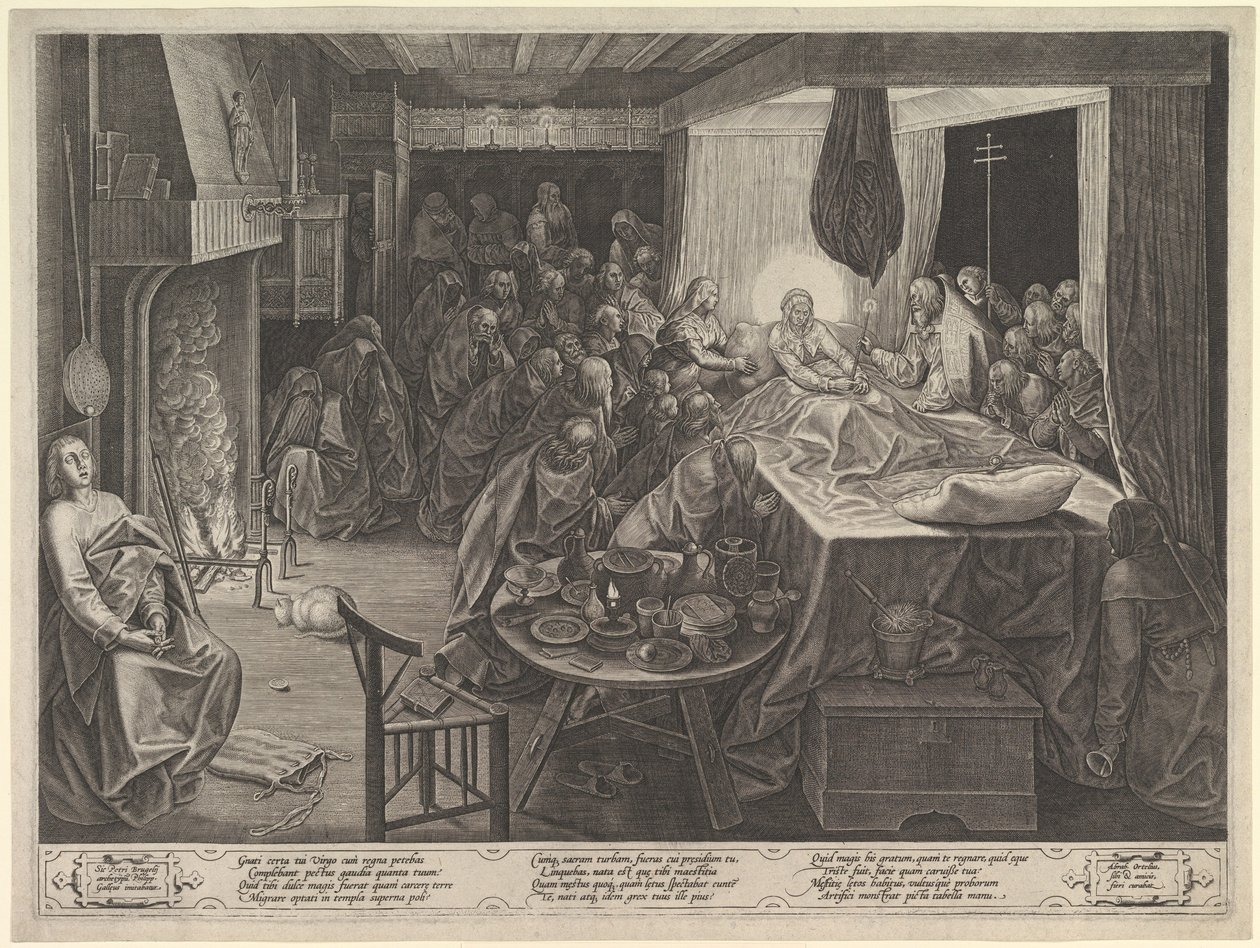 Neitsyen kuolema, 1574. tekijältä Philip Galle