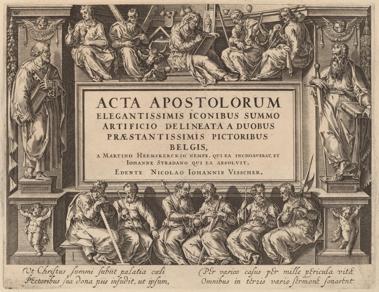 Nimilehti tekijältä Philip Galle after Maerten van Heemskerck after Jan van der Straet