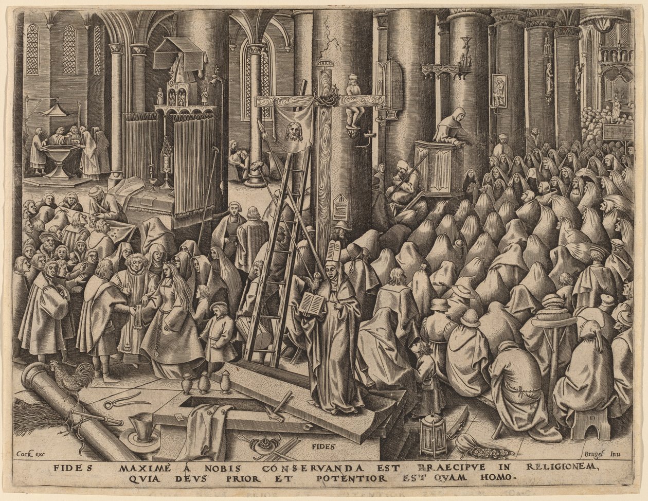 Usko tekijältä Philip Galle after Pieter Bruegel the Elder