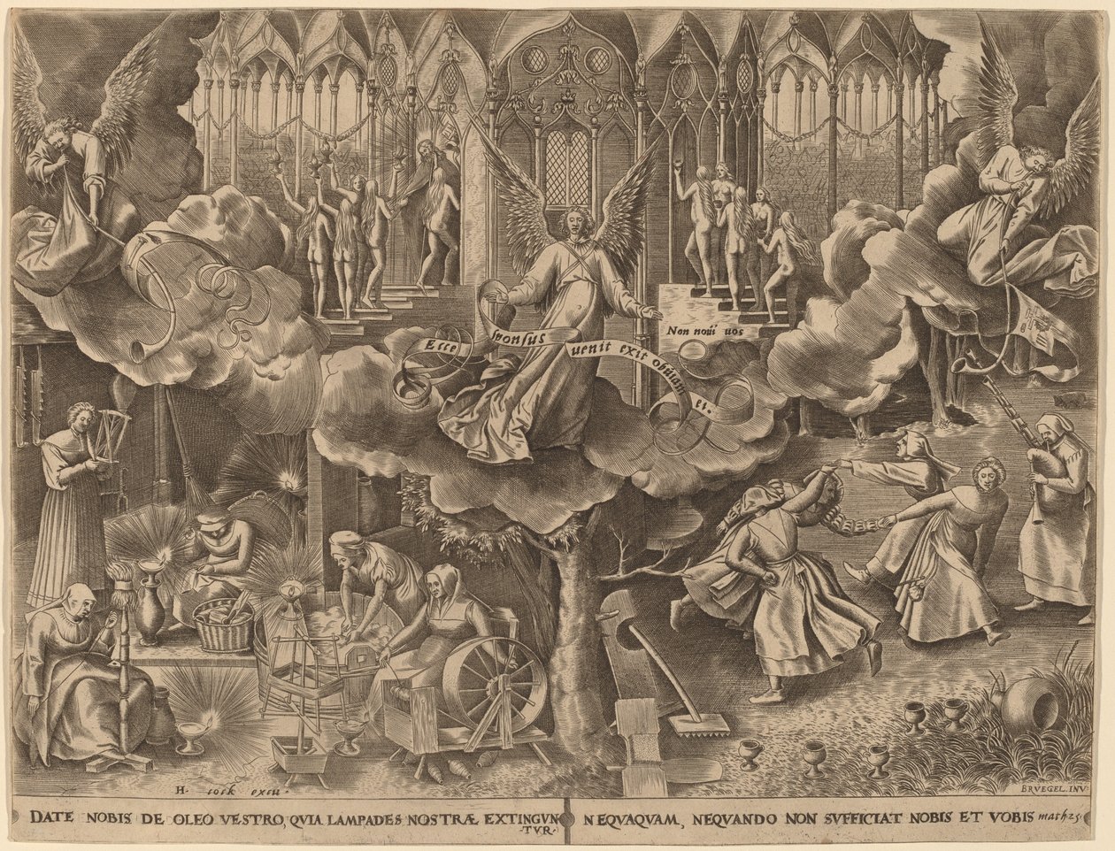 finnish tekijältä Philip Galle after Pieter Bruegel the Elder