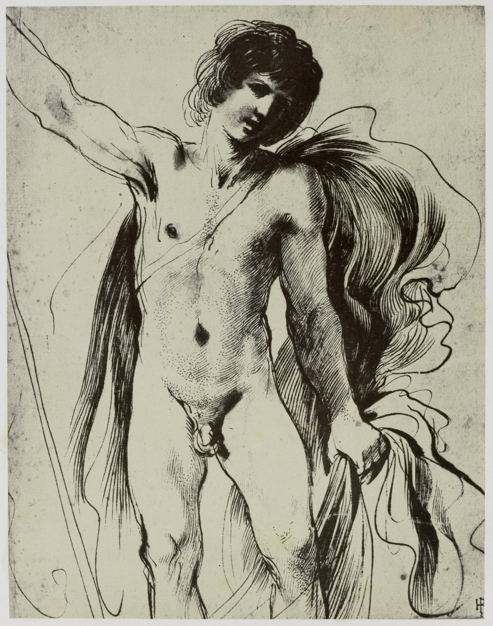 Guercino, nuori tekijältä Philip Henry Delamotte