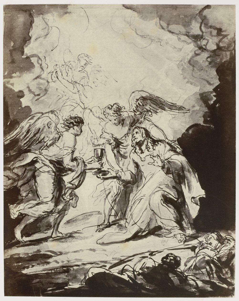 Van Dyck [Vandyke], Agony in the Garden tekijältä Philip Henry Delamotte