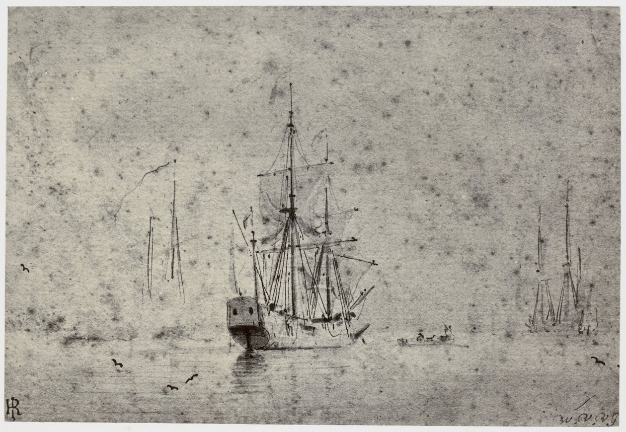 Willem van der Velde, Toimitus tekijältä Philip Henry Delamotte