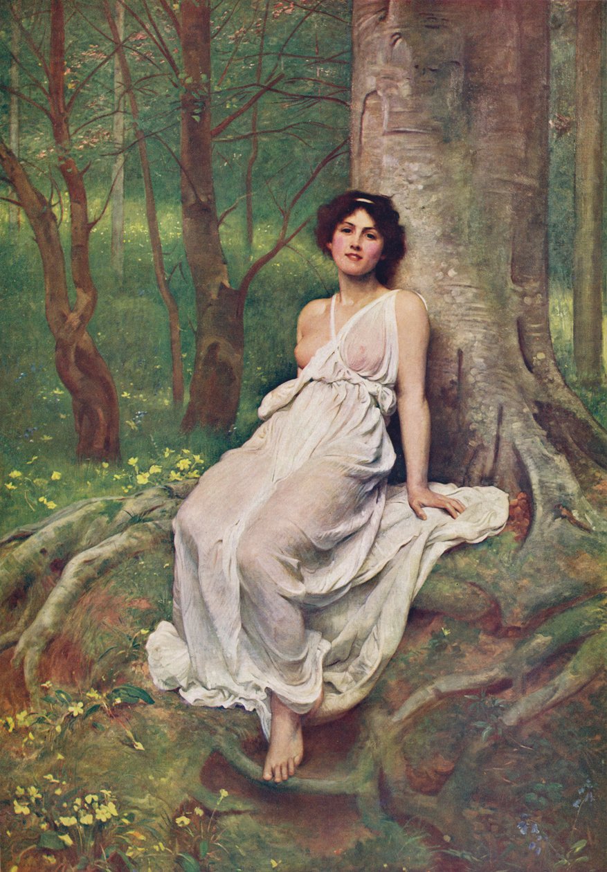 Kevät, c1897, c1900 tekijältä Philip Hermogenes Calderon