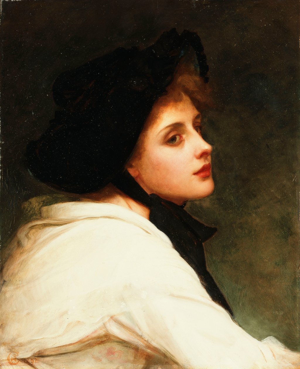 Musta hattu, 1892 tekijältä Philip Hermogenes Calderon