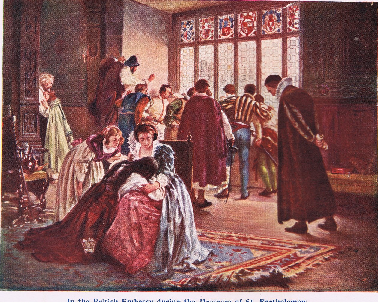 Britannian suurlähetystö St Bartholomewsin verilöylyn päivänä tekijältä Philip Hermogenes Calderon