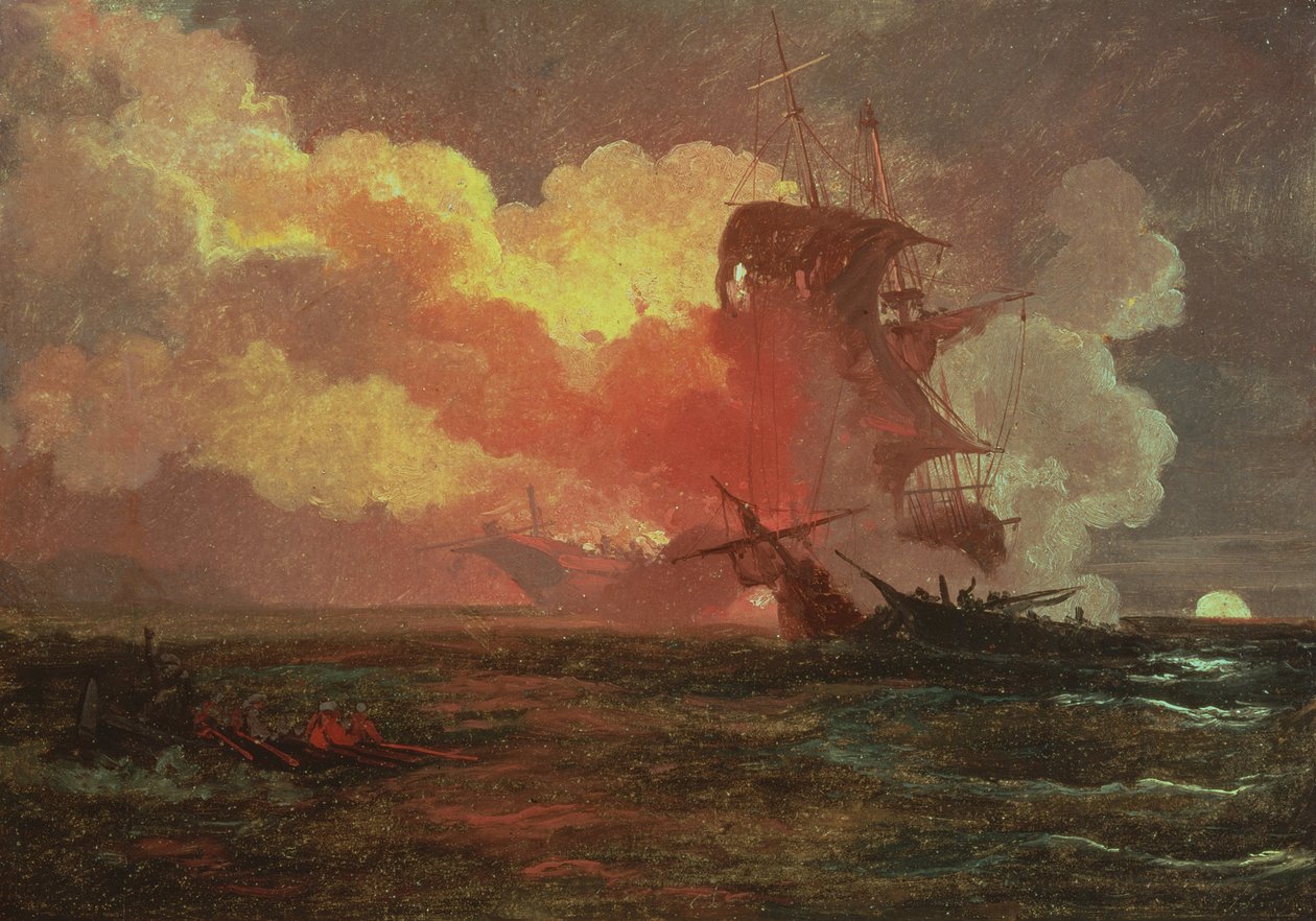 Merivoimien sitoutuminen tekijältä Philip James de Loutherbourg