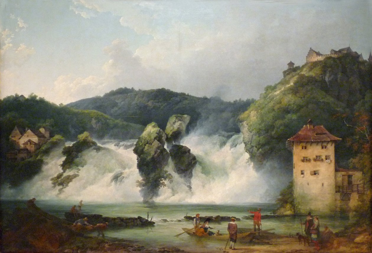 Reinin putoukset Schaffhausenissa tekijältä Philip James de Loutherbourg