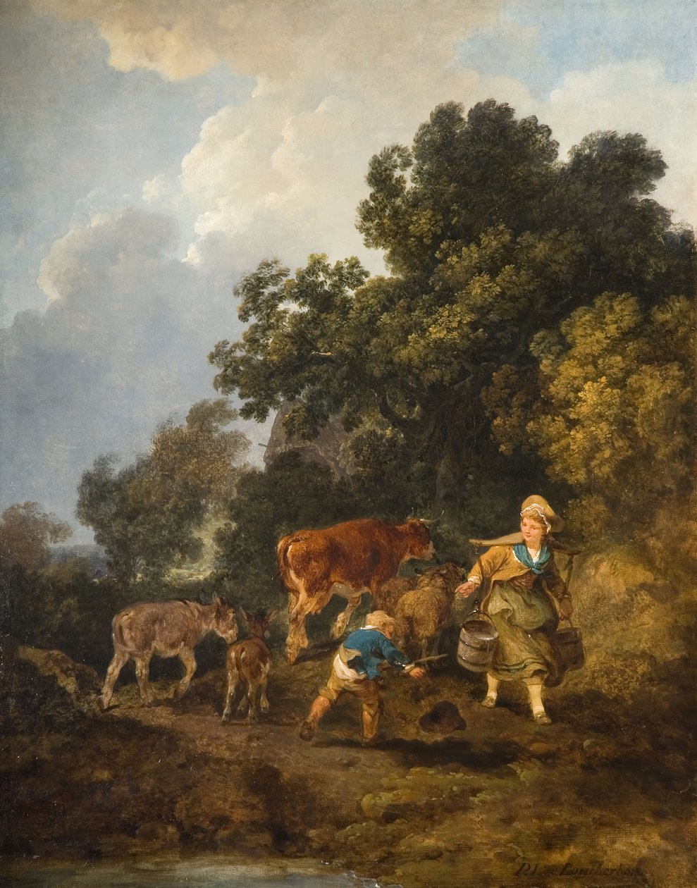 Maitotar, 1800. tekijältä Philip James de Loutherbourg