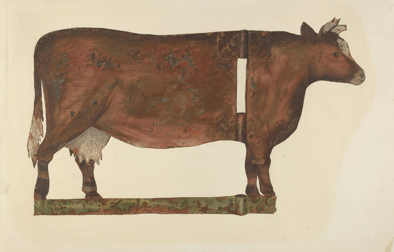 Lehmän tuuliviiri, c. 1939. tekijältä Philip Johnson