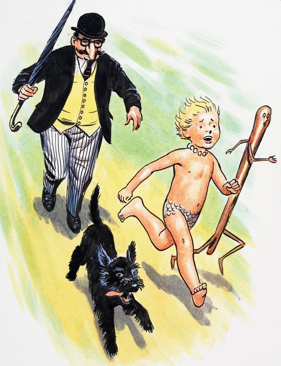 The Chase, kuvitus Charles Kingsleyn teoksesta 