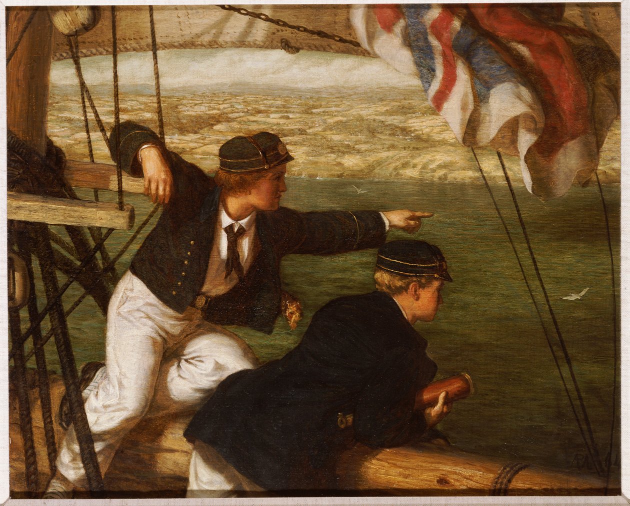 Land Ahoy!, 1864 tekijältä Philip Richard Morris