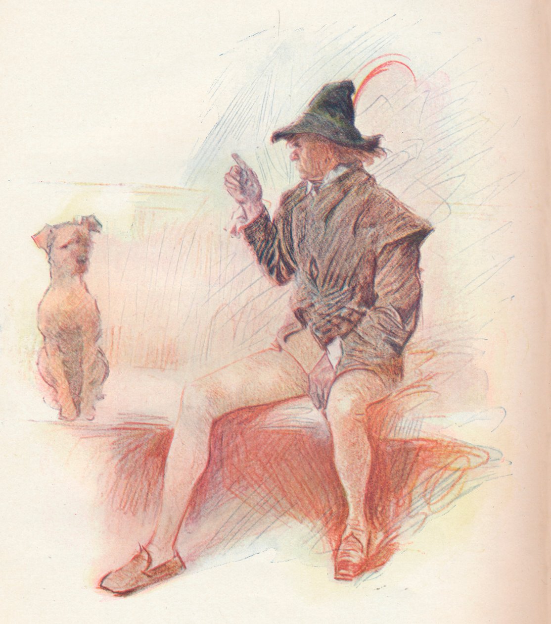 Launce ja hänen koiransa, 1903, 1903 tekijältä Philip William May