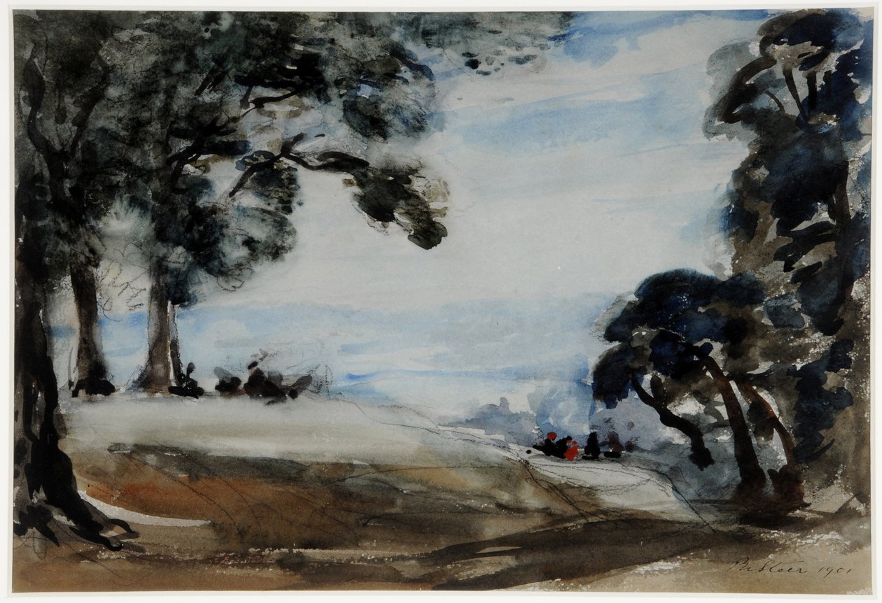 (akvarelli paperille) tekijältä Philip Wilson Steer