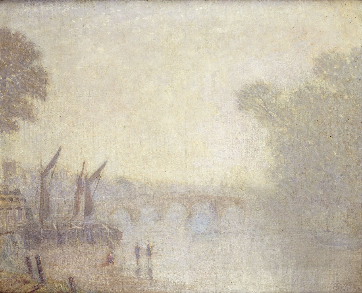 Klassinen maisema, Richmond, Surrey tekijältä Philip Wilson Steer