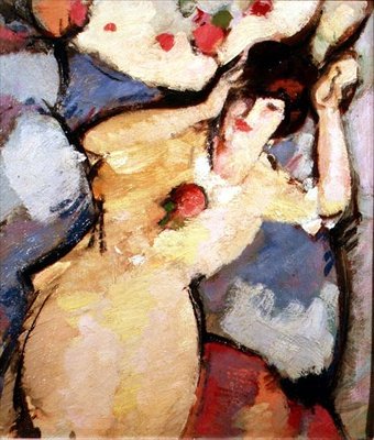 Tyttö makaamassa sohvalla tekijältä Philip Wilson Steer