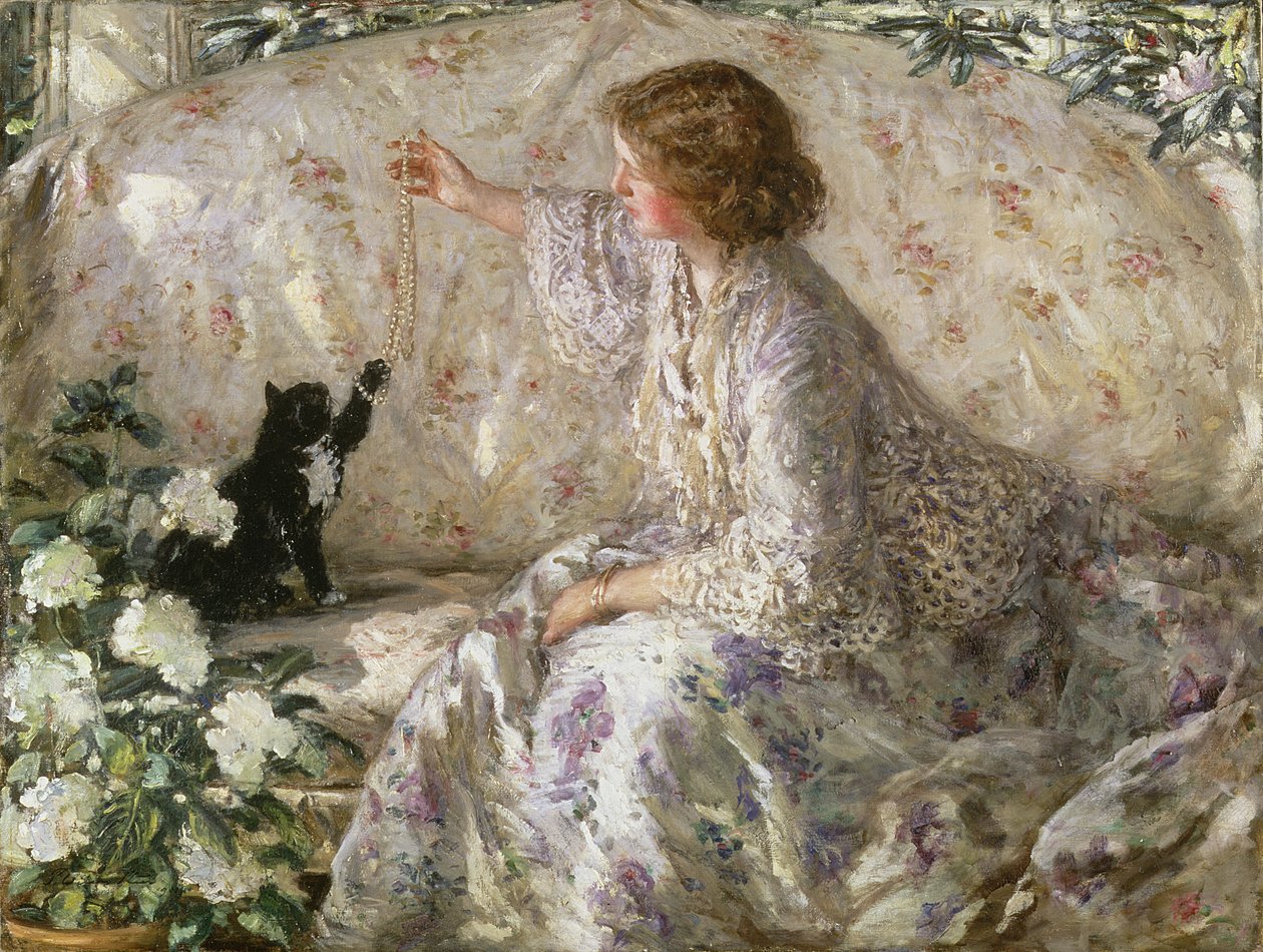Hortensiat, 1901 tekijältä Philip Wilson Steer