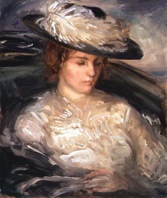 Muotokuva neiti Scobellista kylpytuolissa (The Convalescent) (öljy kankaalle) tekijältä Philip Wilson Steer