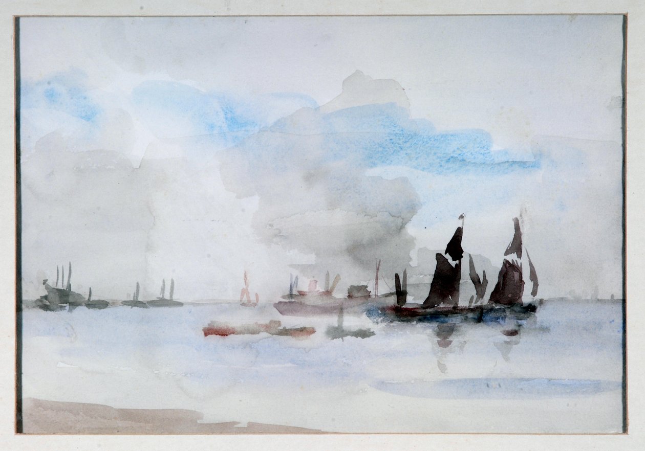 Thames Proomut, Greenhithe tekijältä Philip Wilson Steer