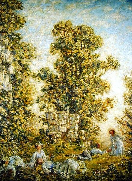 Piknik, Little Dean (öljy kankaalle) tekijältä Philip Wilson Steer