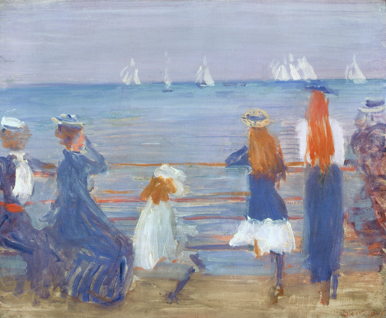 Katsomassa Cowes Regatta, 1892 tekijältä Philip Wilson Steer