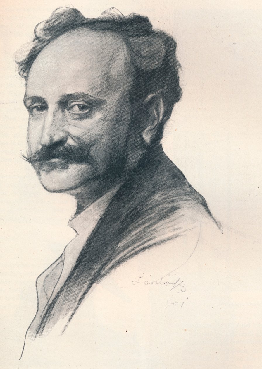 Luonnos muotokuva tohtori Jules De Wlassicsista, Unkarin opetusministeristä, c1901 1901-1902. Taiteilijat: Fulop Laszlo, Philip A de Laszlo. tekijältä Philip de László