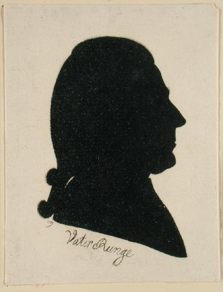 Daniel Nicolaus Runge (Isä Runge), 1789 (tussi paperille) tekijältä Philipp Otto Runge