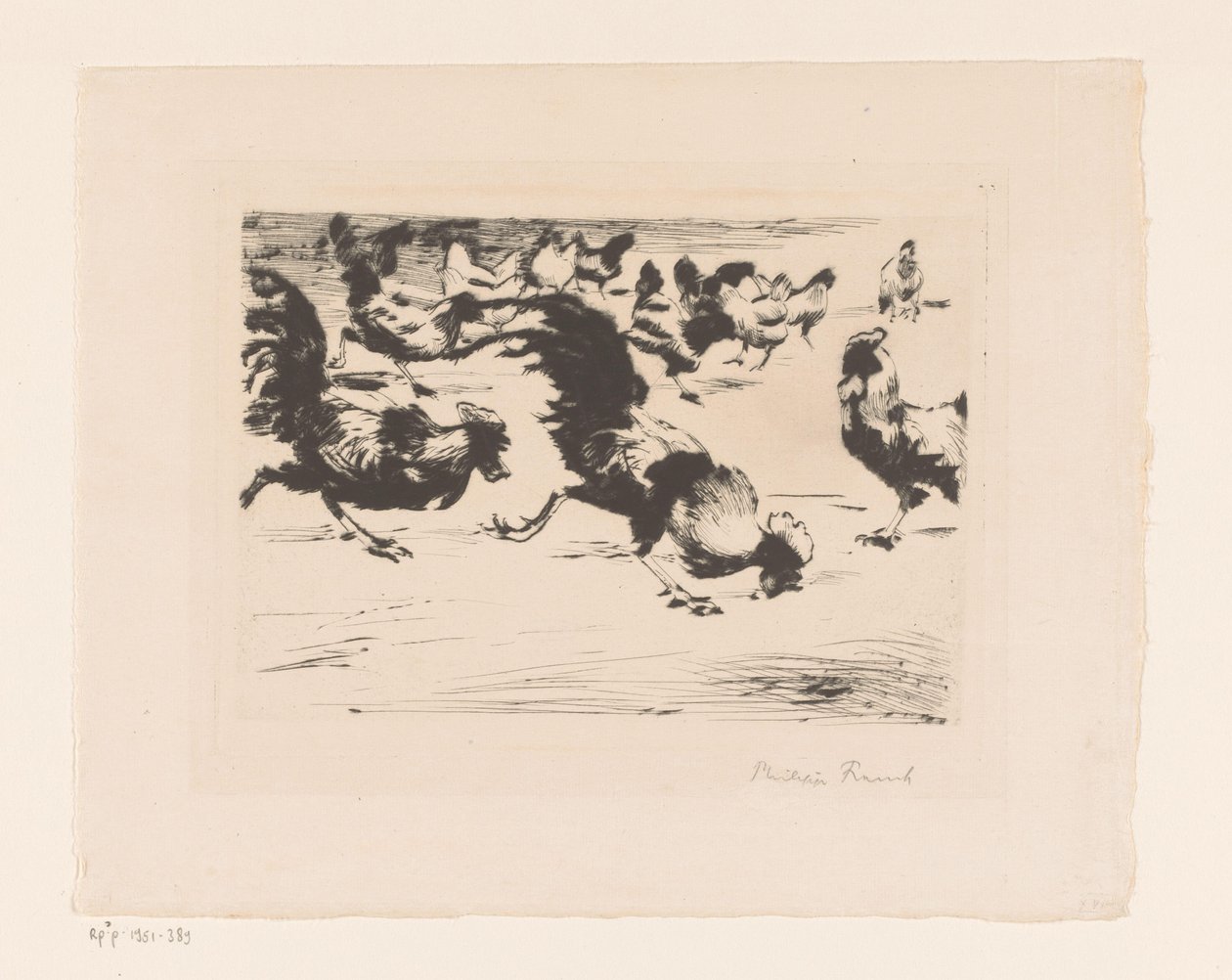 Kukot ja kanat tekijältä Philipp Franck (signed by artist)