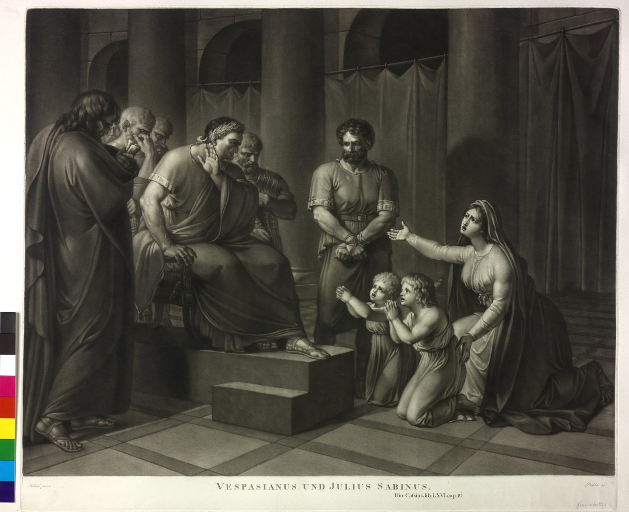 Vespasianus ja Julius Sabinus tekijältä Philipp Friedrich Hetsch