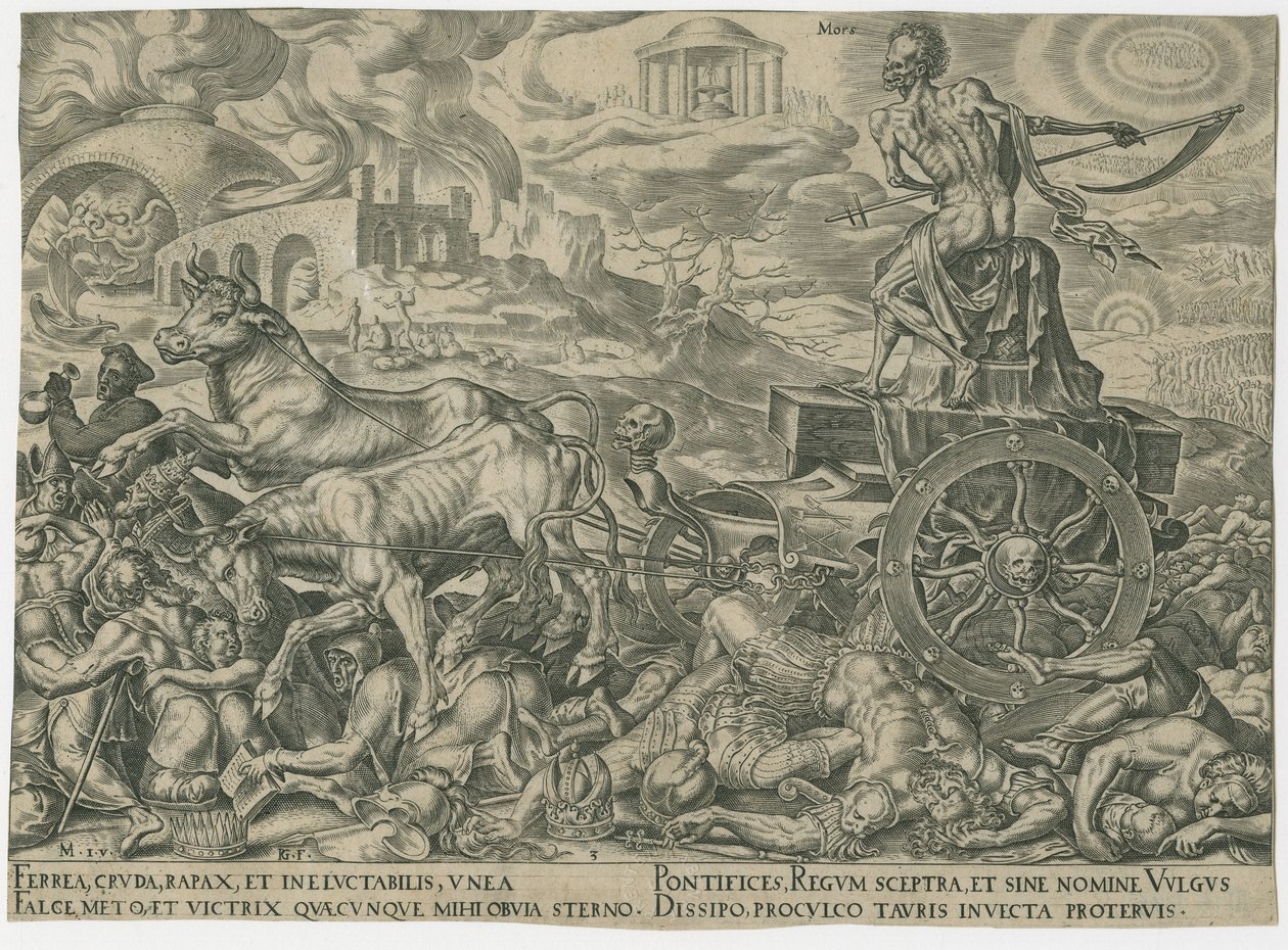 Kuoleman voitto, n. 1565. tekijältä Philipp Galle