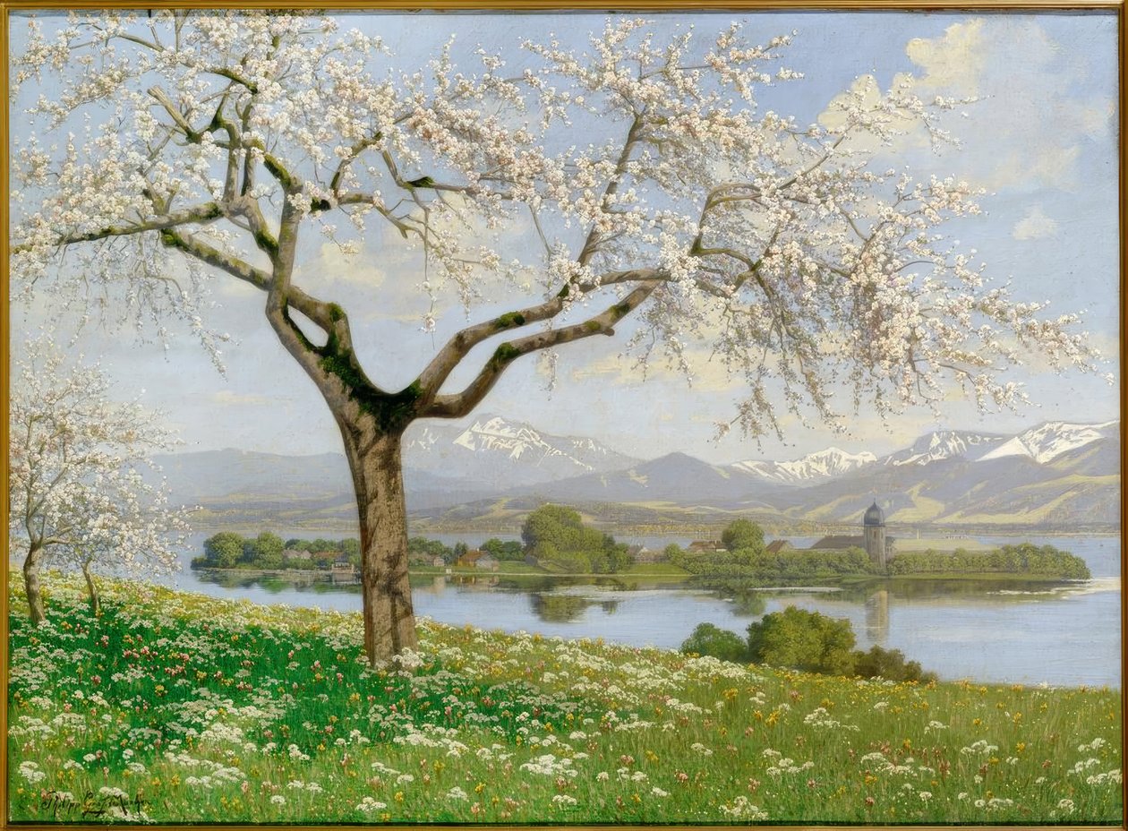 Bayerische Frühlingslandschaft tekijältä Philipp Graf