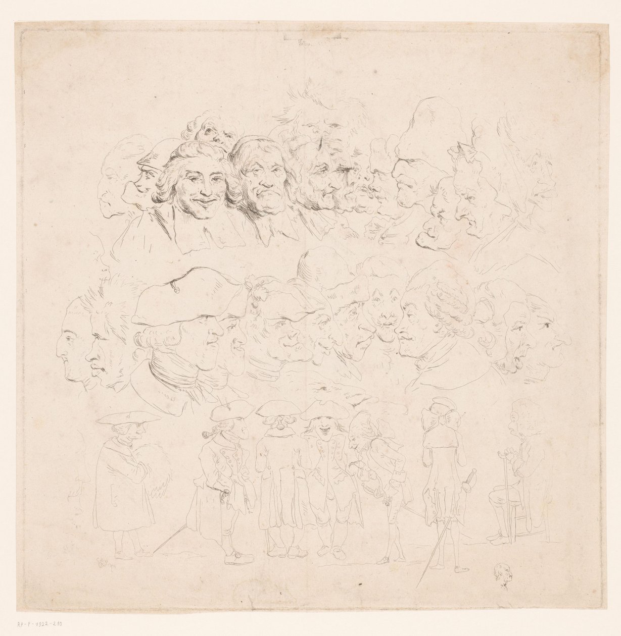 sarjakuvia tekijältä Philipp Jacques Loutherbourg (I) (attributed to)