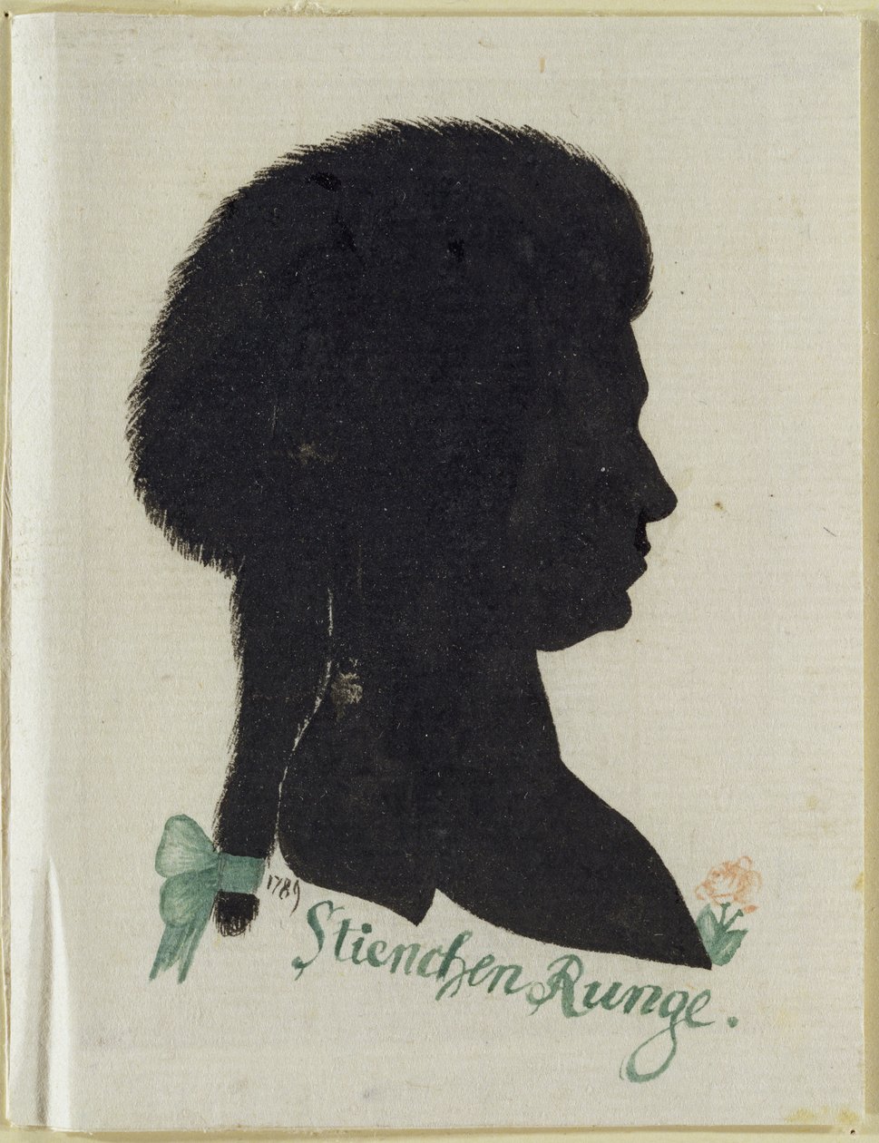 Stienchen Runge, 789 (intialainen muste ja wc paperilla) tekijältä Philipp Otto Runge