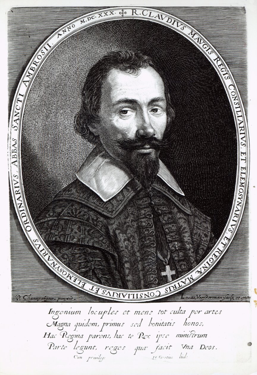 Muotokuva Claude Maugisista, Marie de Medicin neuvonantajasta tekijältä Philippe de Champaigne
