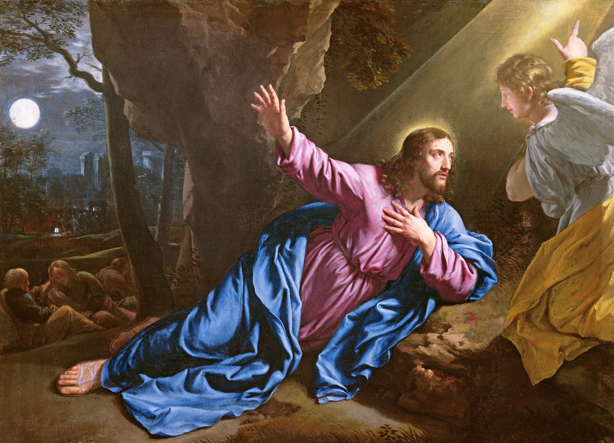 Kristus öljypuutarhassa, 1646-50 tekijältä Philippe de Champaigne