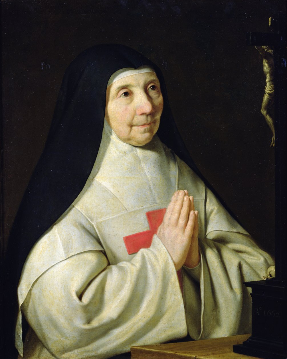 Catherine-Agnes Arnauldin muotokuva, 1662 tekijältä Philippe de Champaigne