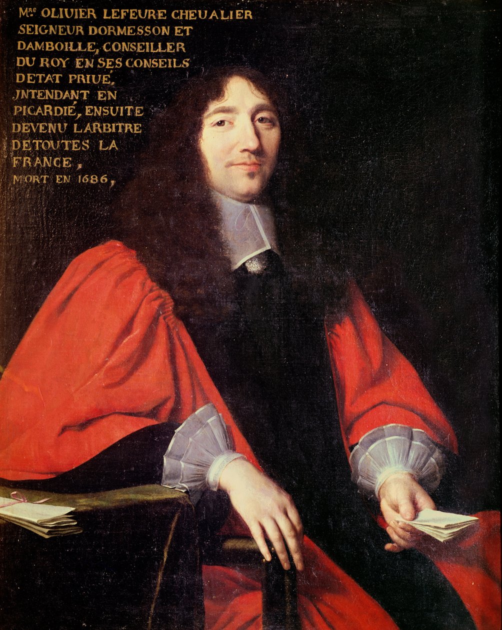 Olivier Lefevren muotokuva (k. 1686) tekijältä Philippe de Champaigne