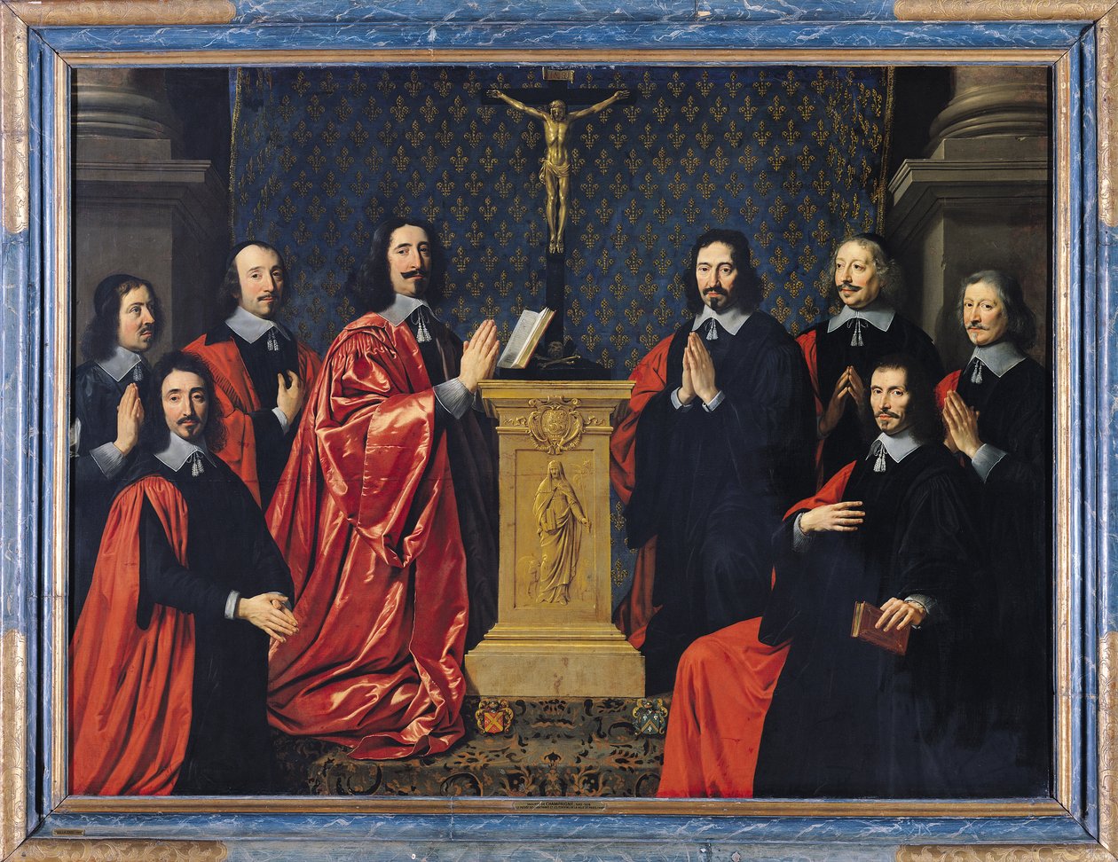 Prevot des Marchands ja Pariisin kaupungin echevins, 1648 tekijältä Philippe de Champaigne