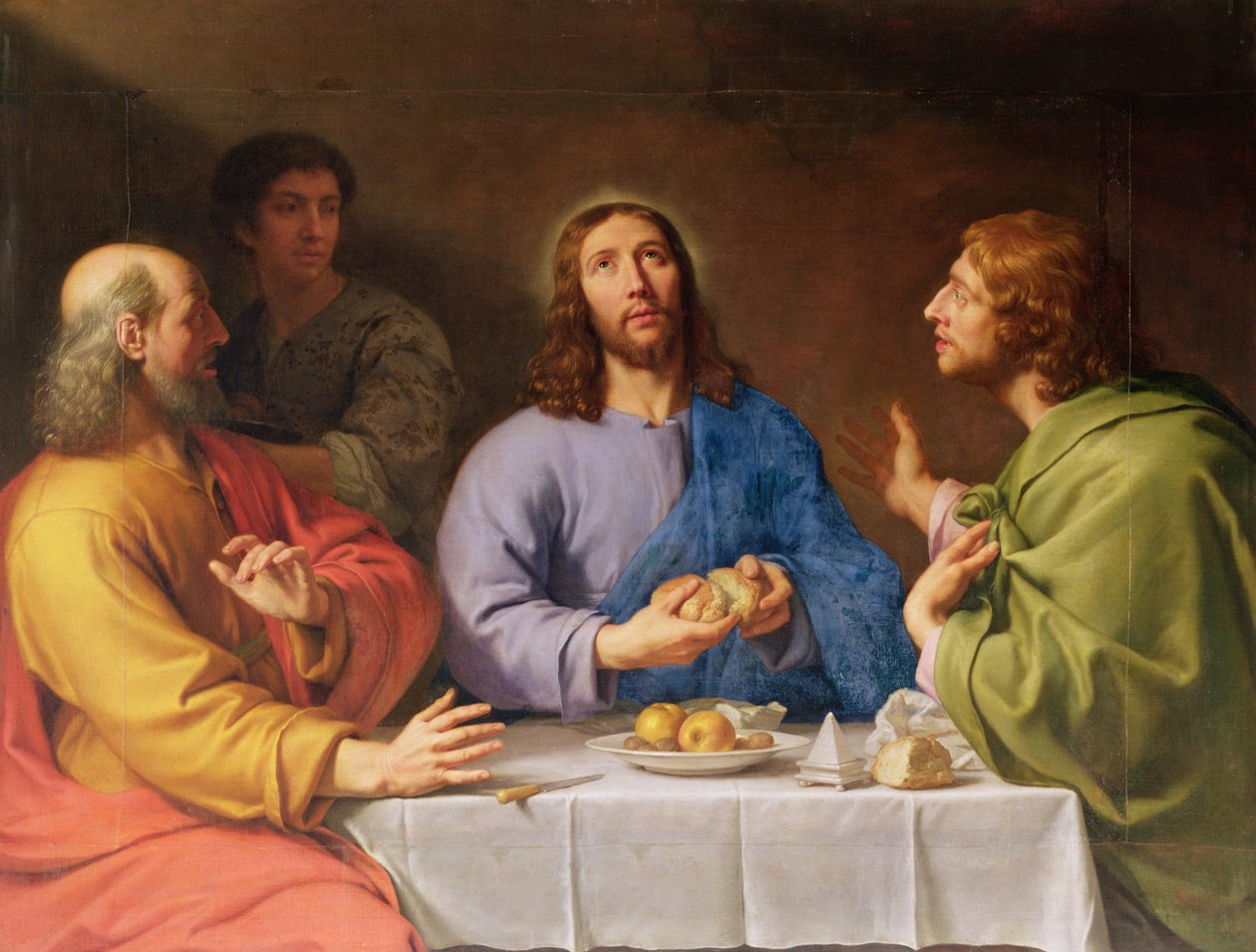 Illallinen Emmauksessa tekijältä Philippe de Champaigne