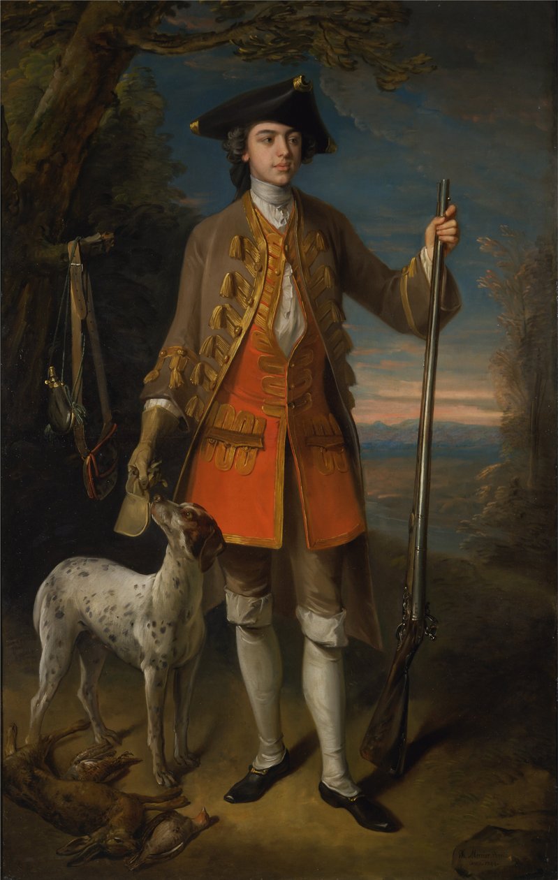 Sir Edward Hales, baronetti, Hales Place, Hackington, Kent tekijältä Philippe Mercier