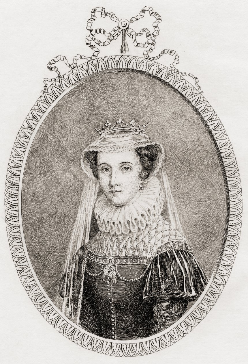 Mary Skotlannin kuningatar (1542-87) myös Mary Stuart tekijältä Philippe after Mercier
